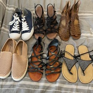 Lot of size 8 shoes. Smoke free home